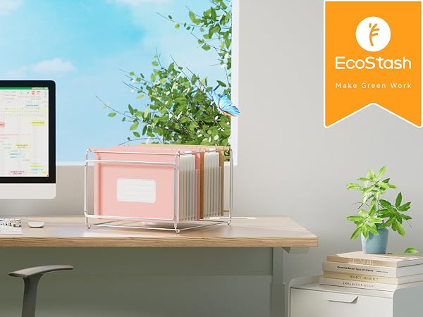Wheat Straw Expanding Hanging File Folders