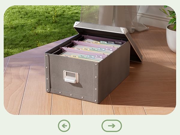 Wheat Straw Expanding Hanging File Folders