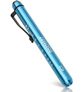 RISEMART Pen Lights for Nurses Reusable Medical Pen Light with Pupil Gauge and Ruler, White Light...