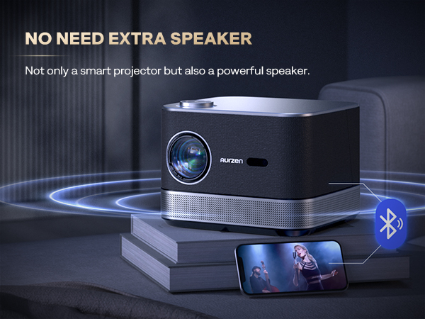 Bluetooth wifi projector