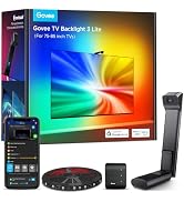 Govee TV Backlight 3 Lite with Fish-Eye Correction Function Sync to 75-85 Inch TVs, 16.4ft RGBICW...