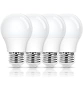 A15 LED Light Bulb 40W Equivalent 5W, E26 3000K Warm White, Non-Dimmable | 120V 500lm Ceiling Fan...