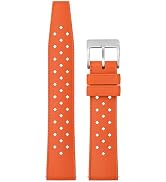 TACTICAL FROG FKM Rubber Watch Strap Fast-Release Tropical Fluororubber 20mm Rubber Watch Band, S...