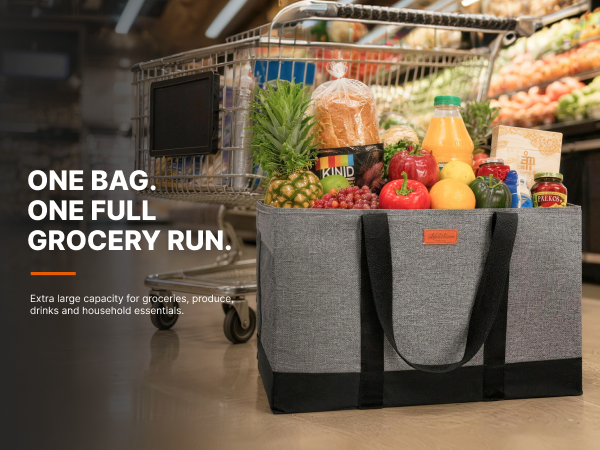 Extra Large Foldable Grocery Tote Bag