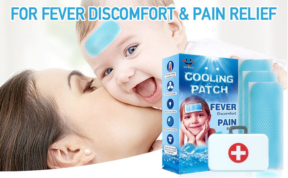 Cool Pads Designed For Fever Discomfort & Pain Relief