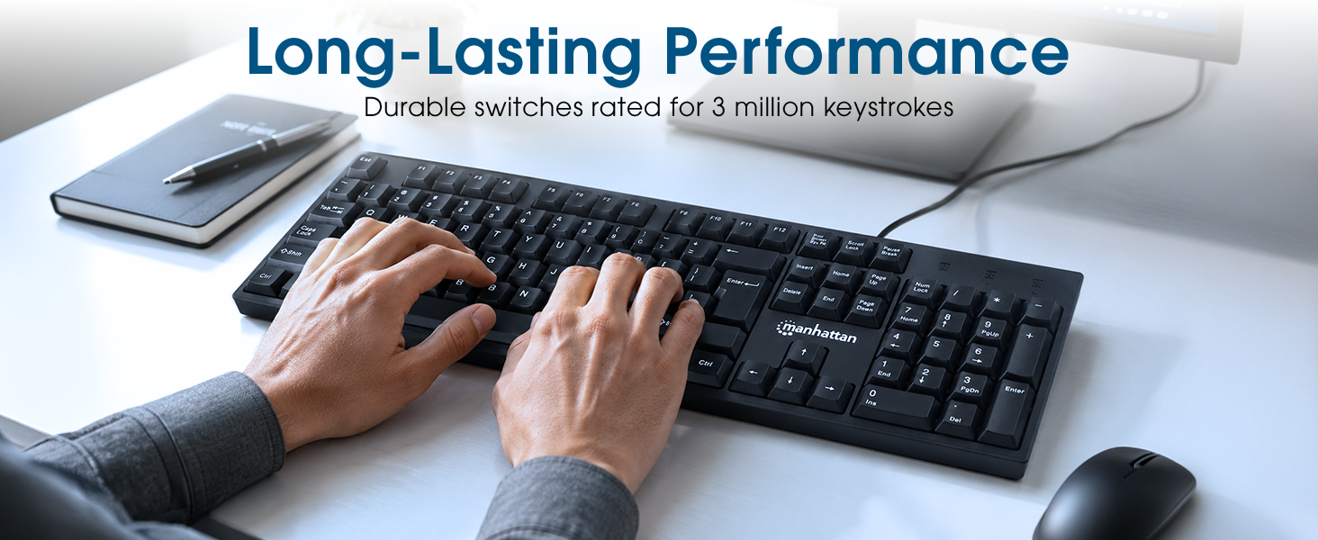 keyboard long cord keyboard raised keys basic keyboard usb keyboard black usb keyboard long cord