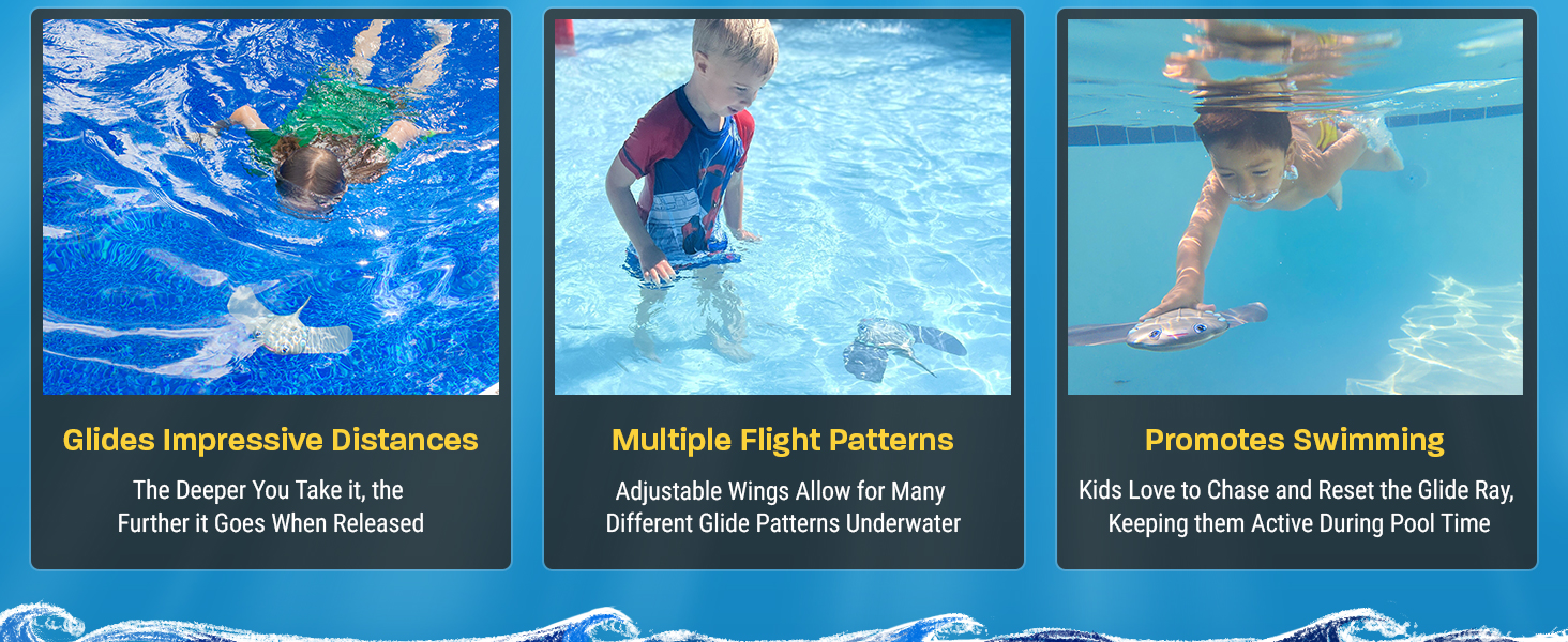 Glide Ray Water Glider pool toy for kids