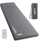 Elegear Self Inflating Sleeping Pad, Built-in Electric Pump 3.1" Ultra-Thick Memory Foam Camping ...