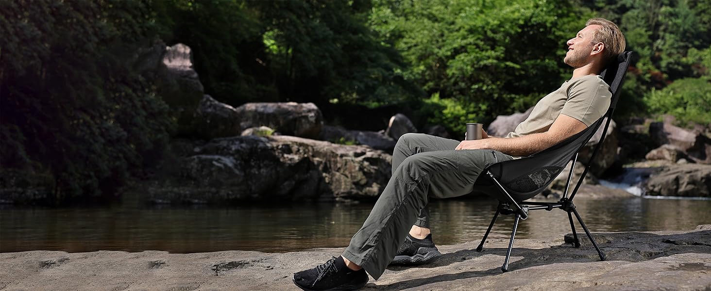 ultralight highback camping chair