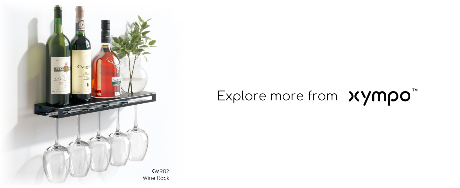 xympo Wall Mounted Wine Shelf