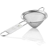 Homestia Fine Mesh Sieve Strainer Stainless Steel Cocktail Strainer Food Strainers Tea Strainer C...