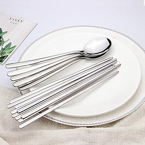 5 Set Korean Chopsticks and Spoons