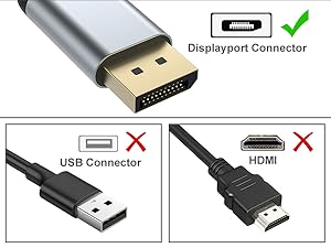 display port to vga