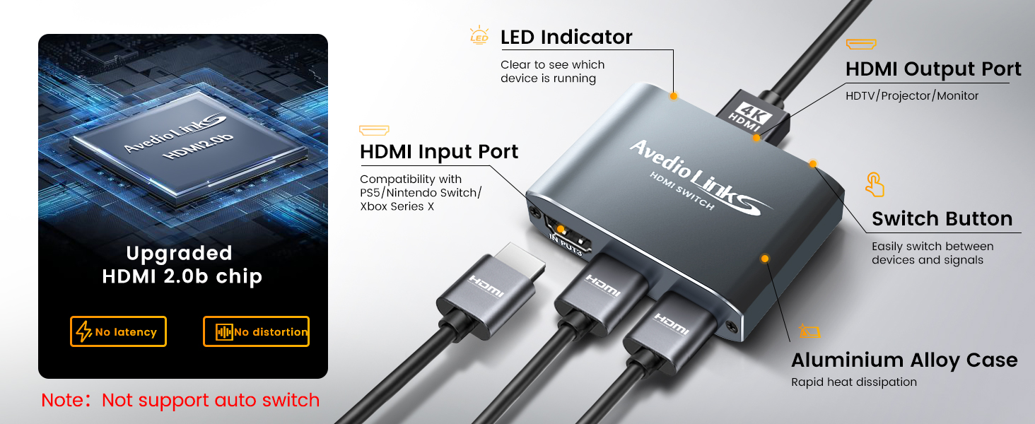 3x1 4k hdmi Switcher