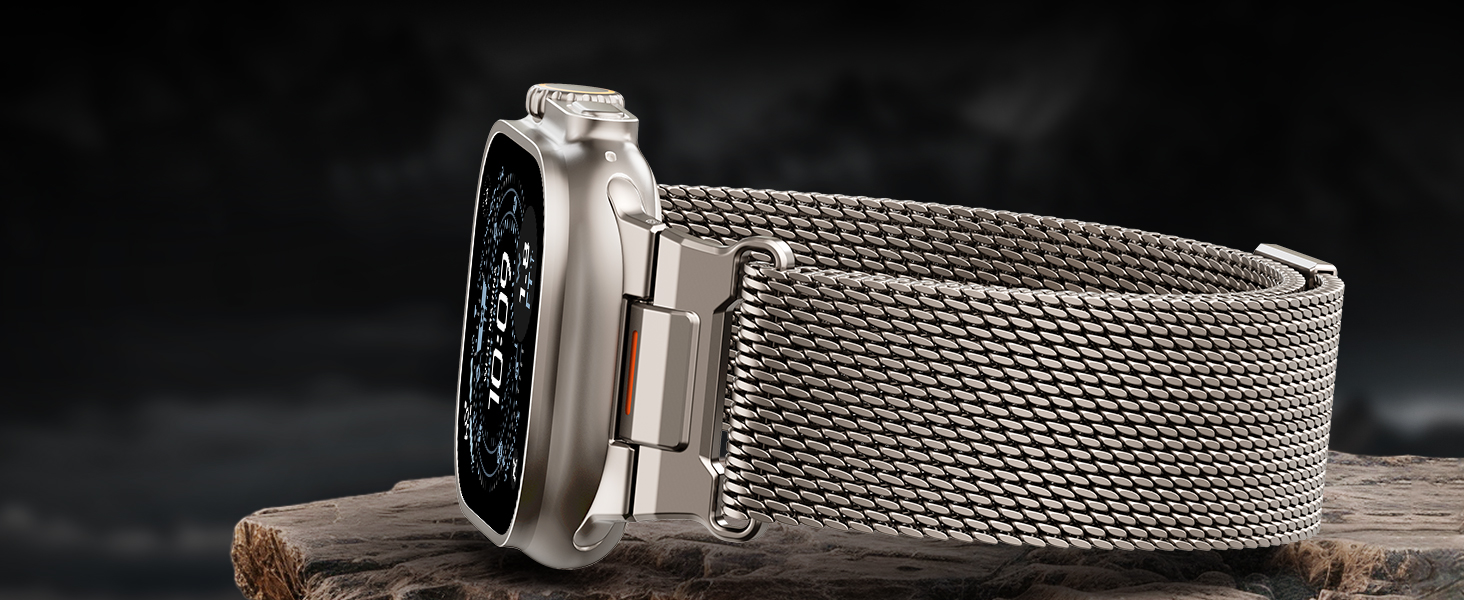 milanese loop apple watch band apple watch ultra 2 bands for men apple watch bands men
