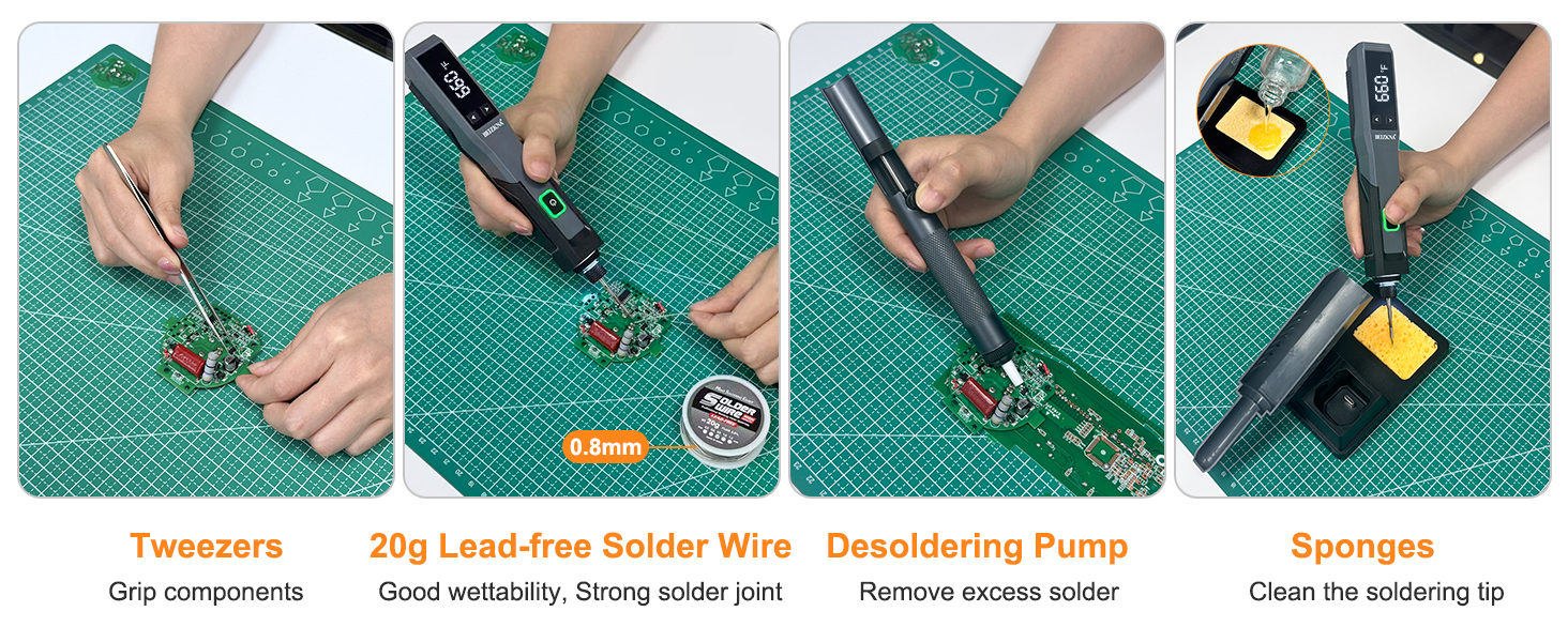 Soldering Iron Kit Cordless Portable