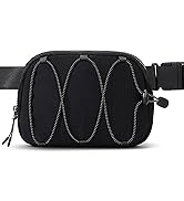 MAXTOP Small Crossbody waist Packs for Women Men Belt Bag with Adjustable Strap Reflective Waist ...