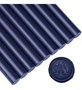 Large Glue Gun Sealing Wax Stick - Navy Blue, for Wedding Invitation Thanks Card Envelope Shower ...