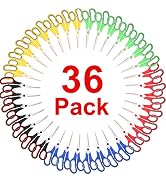36 Packs Scissors, 8" Multipurpose Scissors, Ultra Sharp Blade Shears, Comfort-Grip Handles, Stur...