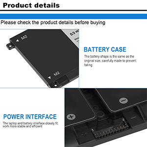 Inspiron 5300 5301 5401 5402 5408 5409 5501 5502 5508 5509 battery