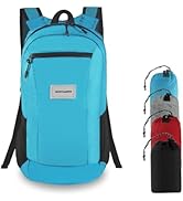 MONTCAMPER Hiking Daypack - Lightweight & Water-Resistant Portable Backpack for Travel, Camping, ...