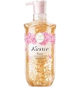 Kustie Body Wash - Visible Rose Petal, Rose Water & Oil for Deep Nourishing | Dewy & Silky-Smooth...