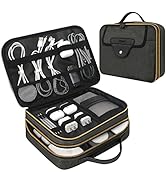 Skycase Electronic Organizer,Waterproof Electronic Accessories Case,3 Layer Large Capacity Cable ...