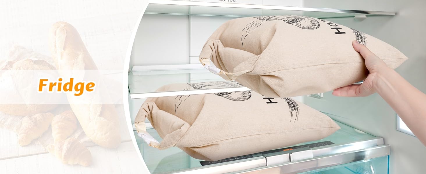 linen bread bag