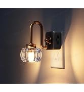 L LOHAS LED Night Lights Plug into Wall, 3000K Soft White | Floral Night Lights with Dusk to Dawn...