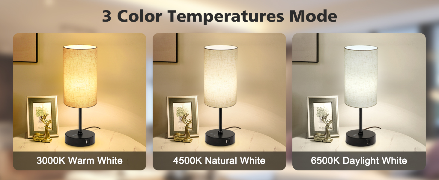 You can choose 3 cct (3000 K/4500 K/6500 K) for daily home lighting
