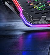 ChillCore 2 Detachable Fans RGB Gaming Laptop Cooling Pad, Rapid Cooling for 15.6-19.3" Laptops, ...