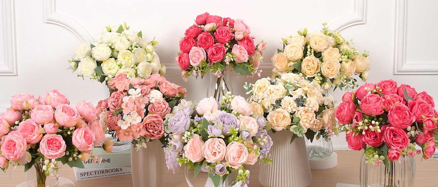 Peonies Artificial Flowers