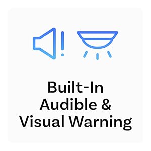 bult in audible visual warning