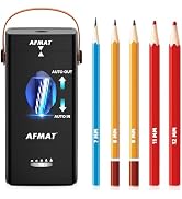 AFMAT Electric Pencil Sharpener, Fully Automatic Pencil Sharpener for 6-12mm No.2/Jumbo Pencils, ...