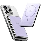 Kuulaa 10000mAh Magsafe Power Bank Ultra Slim 0.53'' Magnetic Wireless Portable Charger with USB-...