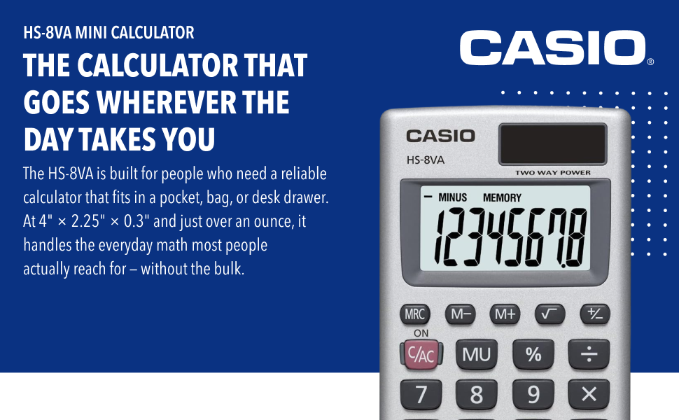 HS-8VA Mini calculator