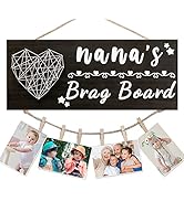 Yunfan Mothers Day Gifts for Nana Nana's Brag Board from Granddaughter Grandson Grandkids Picture...