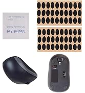 Labriciyon 60Pcs Black Mouse Feet Sticker Skates Pads Replacement Feet for M215 / M310 / M325 Mou...