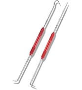 2PCS CarbonSteel Hook Tool and Pick Set,Double End Pick and Hook Set Auxiliary Dismantling Fittin...