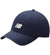 New Balance Men's and Women's 6-Panel Curved Brim Cap, Lifestyle and Athletic Wear, One Size Fits...