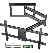 monTEK Long Arm TV Wall Mount for Most 43-80 Inch TVs, 42 Inch Long Extension TV Mount Swivel and...