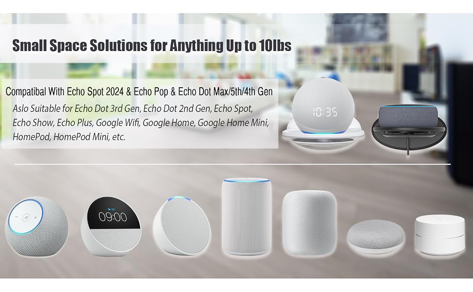 echo show wall mount, homepod mini wall mount, google home wall mount