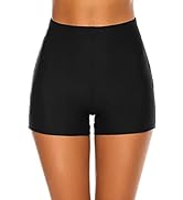 Tournesol Women's Swim Shorts High Waisted Bathing Suit Bottoms Swimsuit Boy Shorts Swimming Bottoms