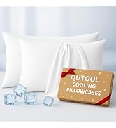 Premium Cooling Pillowcases Queen Size Set of 2 for Hot Sleepers&Night Sweats Beauty Sleep Reduce...