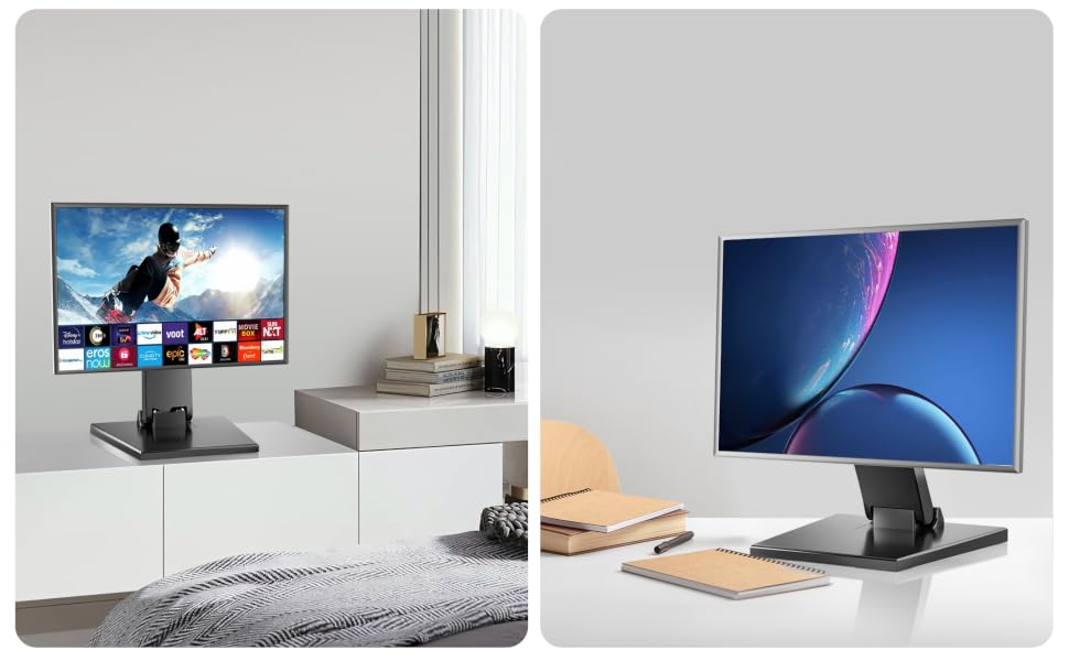 low profile monitor stand