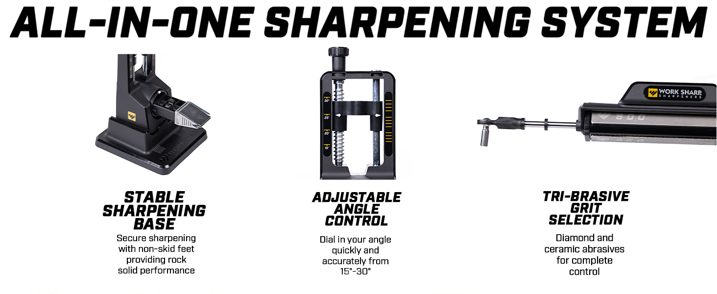All in one sharpening system