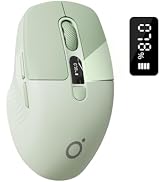 SEUNKWANG EWEADN Q1 Wireless Mouse, Bluetooth & 2.4G Silent Computer Mouse with 3 DPI Levels, Bat...