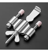 Elfthloo 3rd-Gen Portable Door Lock, 304 Stainless Steel Adjustable Travel Door Stopper with Dual...