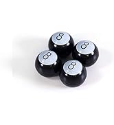 4Pcs Black Car Wheel Tire Valve Caps, Car Moto for Bicycle Tyre Air Caps,Ball Leakproof Air Tire ...
