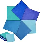 Surprisist 240 Count Dinner disposable Napkins Paper Blue series 6 colorsNapkin for Cocktail Birt...